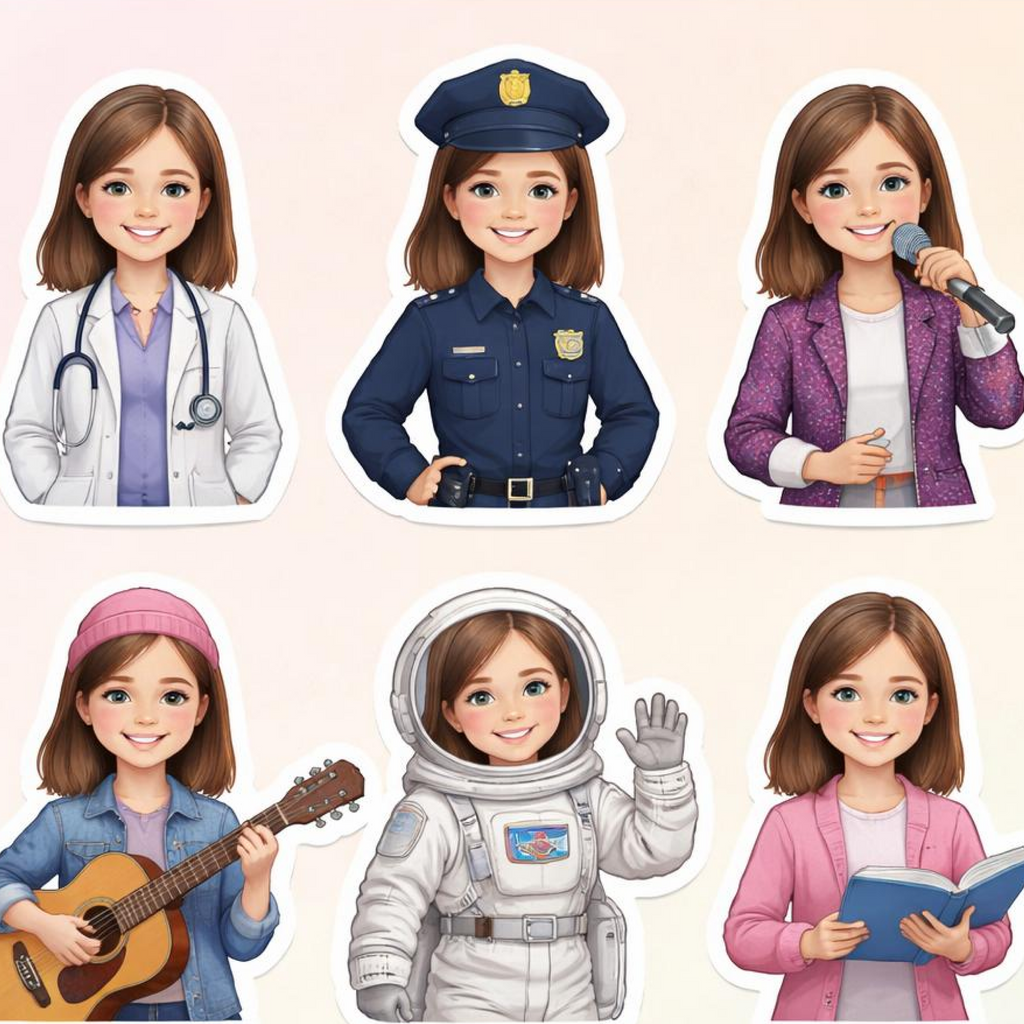 Kız Çocuk Çıkartma Paketi